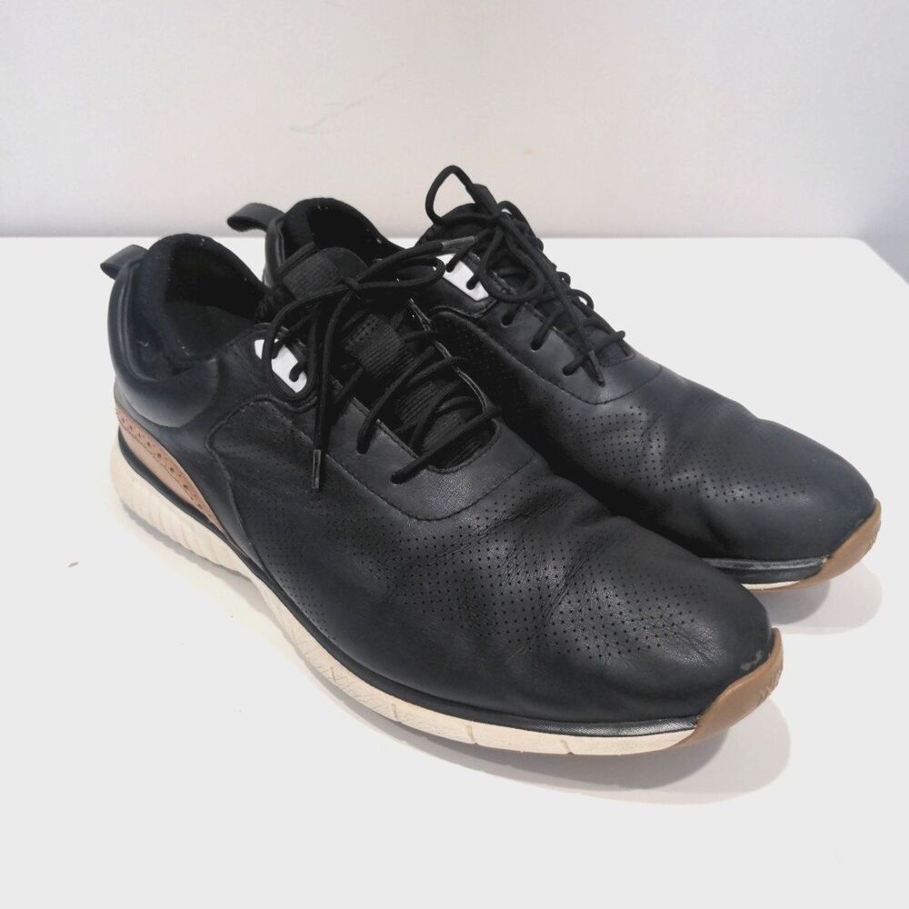 Johnston & Murphy Mens Spikeless XC4 Golf Shoes 13 Black Hybrid Waterproof
